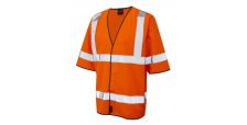 Gorwell ISO 20471 Cl 3 Half Sleeve Waistcoat HV Orange